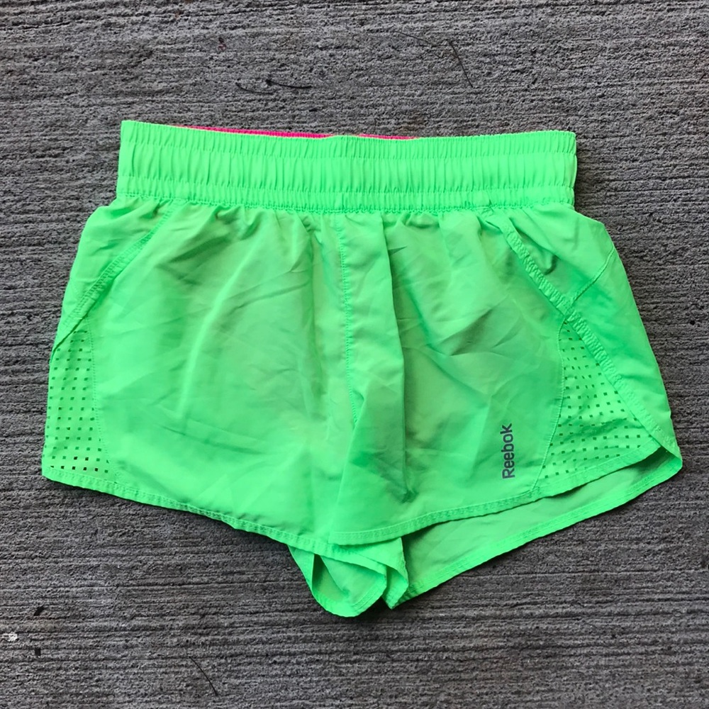 High Waist Reebok PlayDry Athletic Shorts